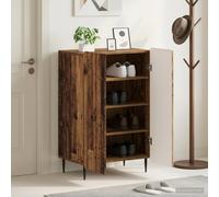 vidaXL Mobile per scarpe ZWOLLE 59,5 x 39,5 x 91,5 cm Legno antico