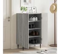 vidaXL Mobile per scarpe ZWOLLE 59,5 x 39,5 x 91,5 cm Sonoma grigio