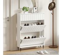 vidaXL Mobile per scarpe ZWOLLE 78 x 24 x 103 cm Legno ingegnerizzato