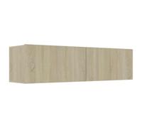 vidaXL Mobile per TV Consolle Armadietto Basso Credenza unità Multimediale HiFi Madia Mobiletto Arredo Rovere Sonoma 120x30x30 cm in Truciolato