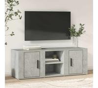 vidaXL Mobile per TV Grigio Cemento 100x31,5x35 cm Legno Multistrato