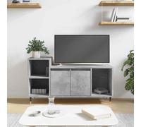 vidaXL Mobile per TV Grigio Cemento 100x35x55 cm Legno Multistrato