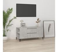 vidaXL Mobile per TV Grigio Cemento 102x44,5x50 cm Legno Multistrato