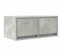 vidaXL Mobile per TV Grigio Cemento 60x31x25,5 cm Legno Multistrato, Panca TV, Armadio Hi-Fi, Centro di intrattenimento, credenza TV