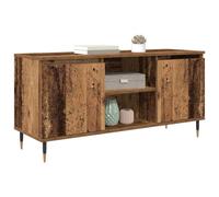 vidaXL Mobile per TV in legno anticato 104 x 35 x 50 cm, elegante mobile multimediale, rettangolare, moderno, robusto supporto TV, unità di intrattenimento compatta