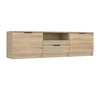 vidaXL Mobile per TV Rovere Sonoma 140x35x40cm Legno Multistrato