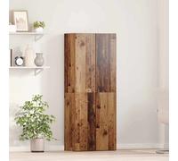 vidaXL Set di 2 armadietti in legno massello riciclato