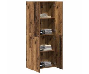 vidaXL Mobile per Ufficio Legno antico 60 x 32 x 152,5 cm | Fatto di legno riciclato, è bello solido e durerà nel tempo, La finitura consumata gli dà un vibe vintage,