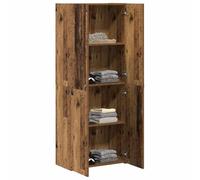 vidaXL Set di 2 armadietti in legno massello riciclato