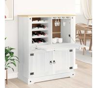 Mobile per vino Bianco 97 x 45 x 114 cm Pino massello