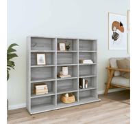 vidaXL Mobile Porta CD Grigio Sonoma 100x23x89,5 cm Legno Multistrato
