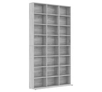 vidaXL Mobile Porta CD Grigio Sonoma 102x23x177,5 cm Legno Multistrato
