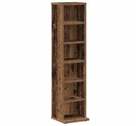 vidaXL Mobile Porta CD Legno Vecchio 21x20x88 cm in Legno Multistrato