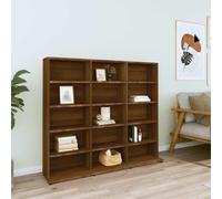 vidaXL Mobile Porta CD Rovere Marrone 100x23x89,5 cm Legno Multistrato