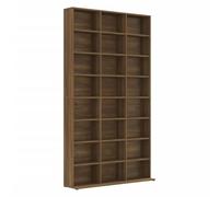 vidaXL Mobile Porta CD Rovere Marrone 102x23x177,5cm Legno Multistrato