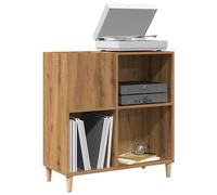 vidaXL Mobile Porta Dischi Artigianale 84,5x38x89 cm Legno Multistrato