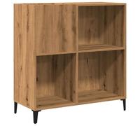 vidaXL Mobile Porta Dischi Artigianale 84,5x38x89 cm Legno Multistrato, Mobile per Giradischi, Porta Dischi, mobiletto Porta vinili