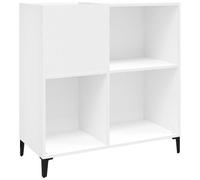 VIDAXL - Mobile Porta Dischi Bianco 84,5x38x89 Cm In Legno Multistrato