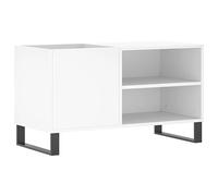 vidaXL Mobile Porta Dischi Bianco 85x38x48 cm in Legno Multistrato