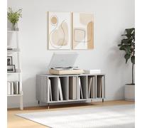 vidaXL Mobile Porta Dischi Grigio Sonoma 100x38x48cm Legno Multistrato