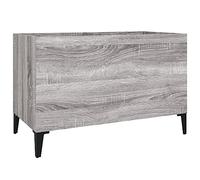 vidaXL Mobile Porta Dischi Grigio Sonoma 74,5x38x48 Legno Multistrato