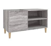 vidaXL Mobile Porta Dischi Grigio Sonoma 84,5x38x48 Legno Multistrato