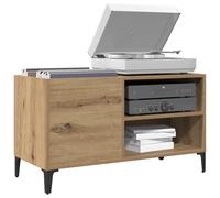 vidaXL Mobile Porta Dischi Rovere Artigianale 84,5x38x48cm Multistrato