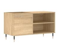 vidaXL Mobile Porta Dischi Rovere Sonoma 85x38x48 cm Legno Multistrato, Mobile portadischi in Vinile, Mobile Porta Dischi, Porta Dischi