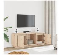 AX Consolle Mobiletto 110.5x35x44cm Marrone Rustico Moderno Legno Grezzo 814339