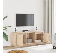 VIDAXL - Mobile Porta Tv 110,5x35x44 Cm In Legno Massello Di Pino