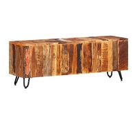 vidaXL Mobile Porta TV 110x30x40 cm in Legno Massello Riciclato