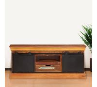 vidaXL Mobile Porta TV 110x30x45 cm in Legno Massello di Recupero