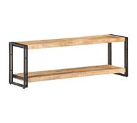 vidaXL Mobile Porta TV 120x30x40 cm in Legno di Mango Grezzo