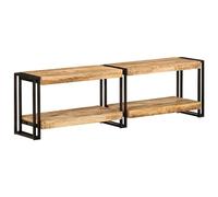 vidaXL Mobile Porta TV 140x30x40 cm in Legno Massello di Mango
