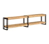 AX Mobiletto TV 180x30x40cm Mango Soggiorno Supporto Multiuso Uffici News 356177