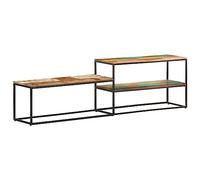 vidaXL Mobile Porta TV 180x30x50 cm in Legno Massello di Recupero