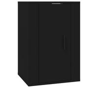 vidaXL Mobile Porta TV a Parete Nero 40x34,5x60 cm