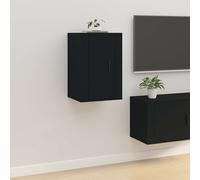 vidaXL Mobile Porta TV a Parete Nero 40x34,5x60 cm