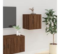 vidaXL Mobile Porta TV a Parete Rovere Marrone 40x34,5x40 cm