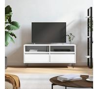 vidaXL Mobile Porta TV Bianco 100x34,5x44,5 cm in Legno Multistrato