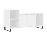 AX Mobiletto TV Bianco 100x35x55cm 5Scomparti Salotto Multiuso Multimedia 831324