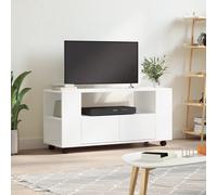 vidaXL Mobile Porta TV Bianco 102x34,5x43 cm in Legno Multistrato