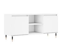 vidaXL Mobile Porta TV Bianco 104x35x50 cm in Legno Multistrato