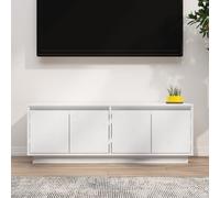 VIDAXL - Mobile Porta Tv Bianco 110x34x40 Cm In Legno Massello Di Pino - SPEDIZIONE GRATUITA