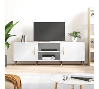 vidaXL Mobile Porta TV Bianco 150x30x50 cm in Legno Multistrato