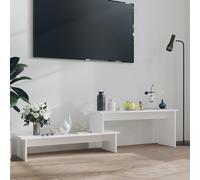 vidaXL Mobile Porta TV Bianco 180x30x43 cm in Legno Multistrato