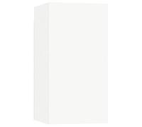 vidaXL Mobile Porta TV Bianco 30,5x30x60 cm in Legno Multistrato