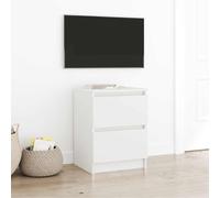 vidaXL Mobile Porta TV Bianco 40x35x54 cm in Legno Multistrato