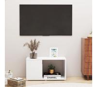 vidaXL Mobile Porta TV Bianco 60x24x32 cm in Legno Multistrato