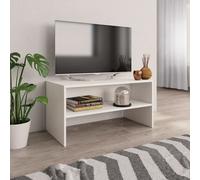 vidaXL Mobile Porta TV Bianco 80x40x40 cm in Legno Multistrato